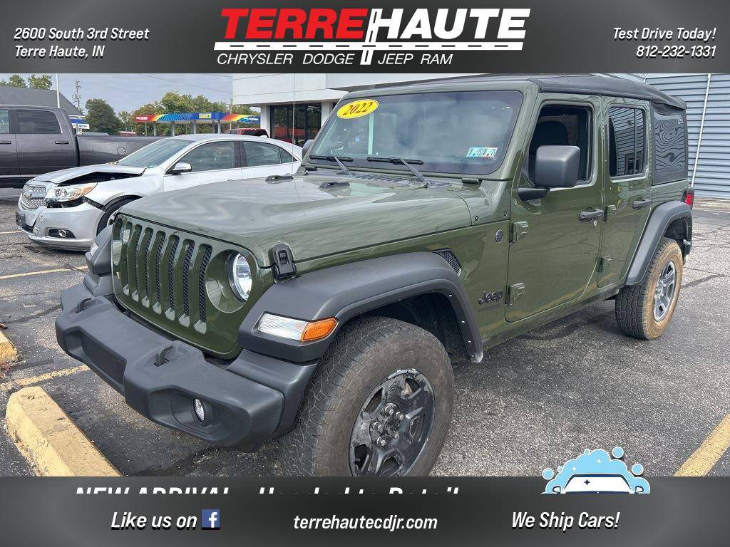 2022 Jeep Wrangler Sport — SUV — 27,580 mi — Terre Haute, IN