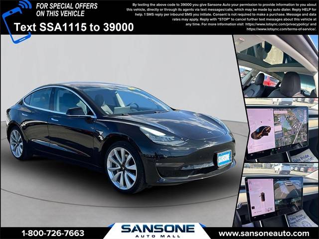 2018 Tesla Model 3 Long Range — Sedan — 37,597 mi — Avenel, NJ