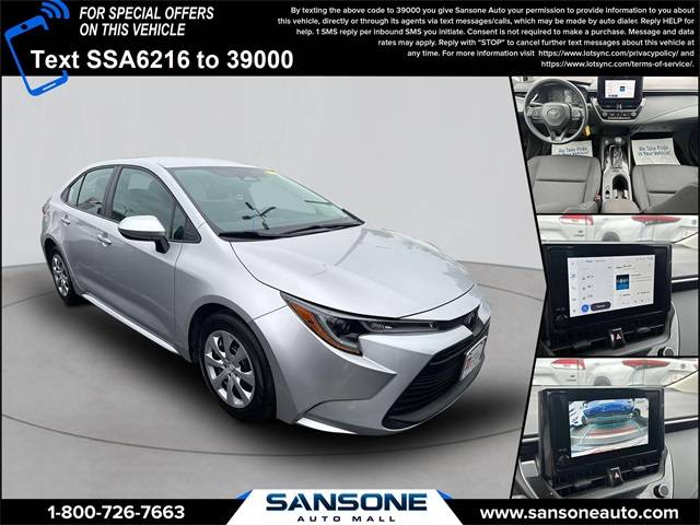 2023 Toyota Corolla LE — Sedan — 9,891 mi — Avenel, NJ