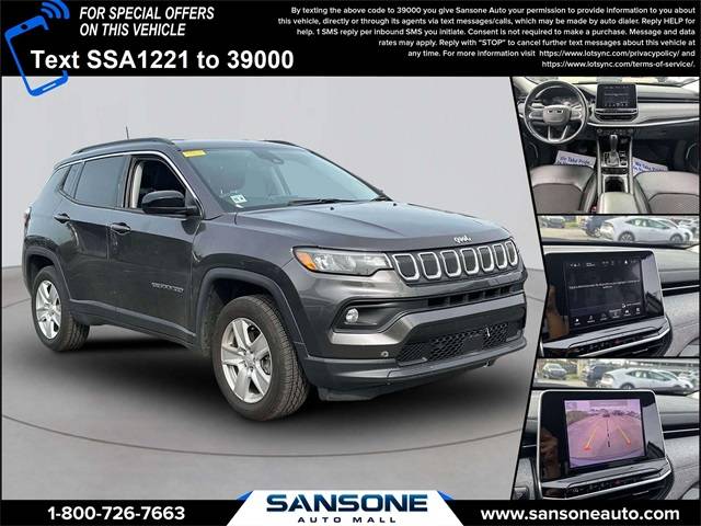 2022 Jeep Compass Latitude — SUV — 26,156 mi — Avenel, NJ