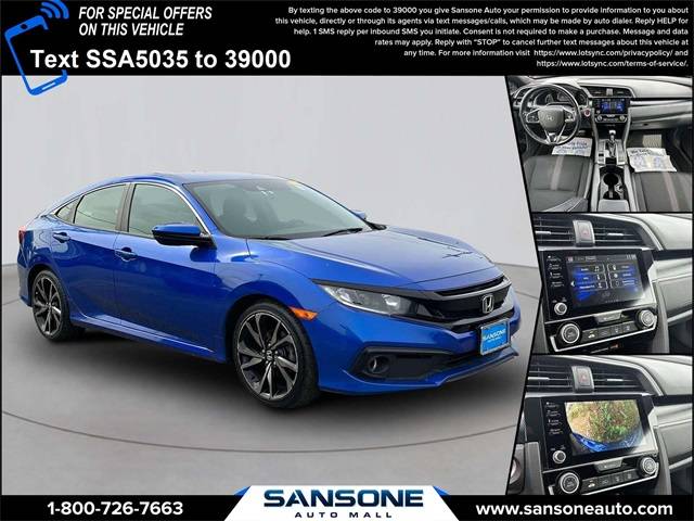 2019 Honda Civic Sport — Sedan — 91,229 mi — Avenel, NJ