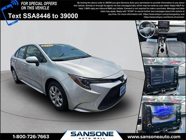 2022 Toyota Corolla LE — Sedan — 101,000 mi — Avenel, NJ