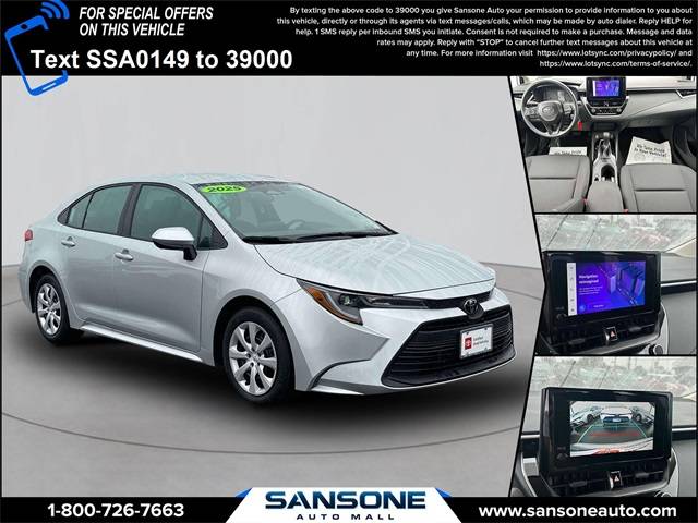 2025 Toyota Corolla LE — Sedan — 4,690 mi — Avenel, NJ