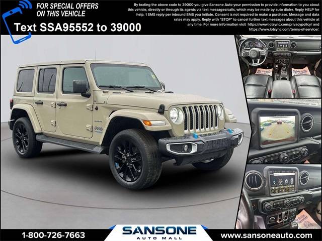 2022 Jeep Wrangler Sahara 4xe — SUV — 57,683 mi — Avenel, NJ