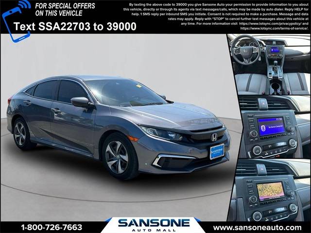 2020 Honda Civic LX — Sedan — 81,100 mi — Avenel, NJ
