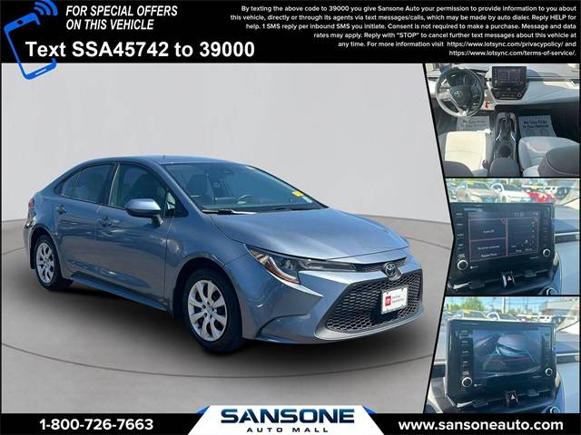 2022 Toyota Corolla LE — Sedan — 29,000 mi — Avenel, NJ
