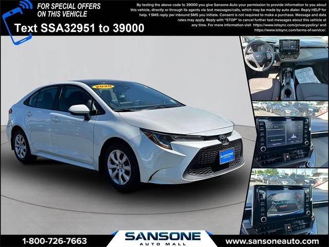 2020 Toyota Corolla LE — Sedan — 54,021 mi — Avenel, NJ
