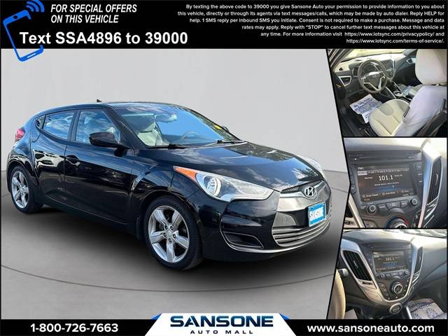 2012 Hyundai Veloster Base — Hatchback — 72,591 mi — Avenel, NJ