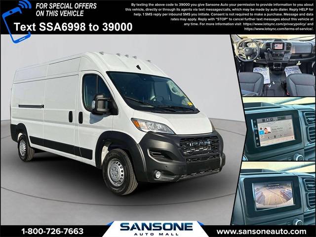 2025 Ram ProMaster Cargo Van Tradesman 2500 — Cargo Van — 30 mi — Avenel, NJ
