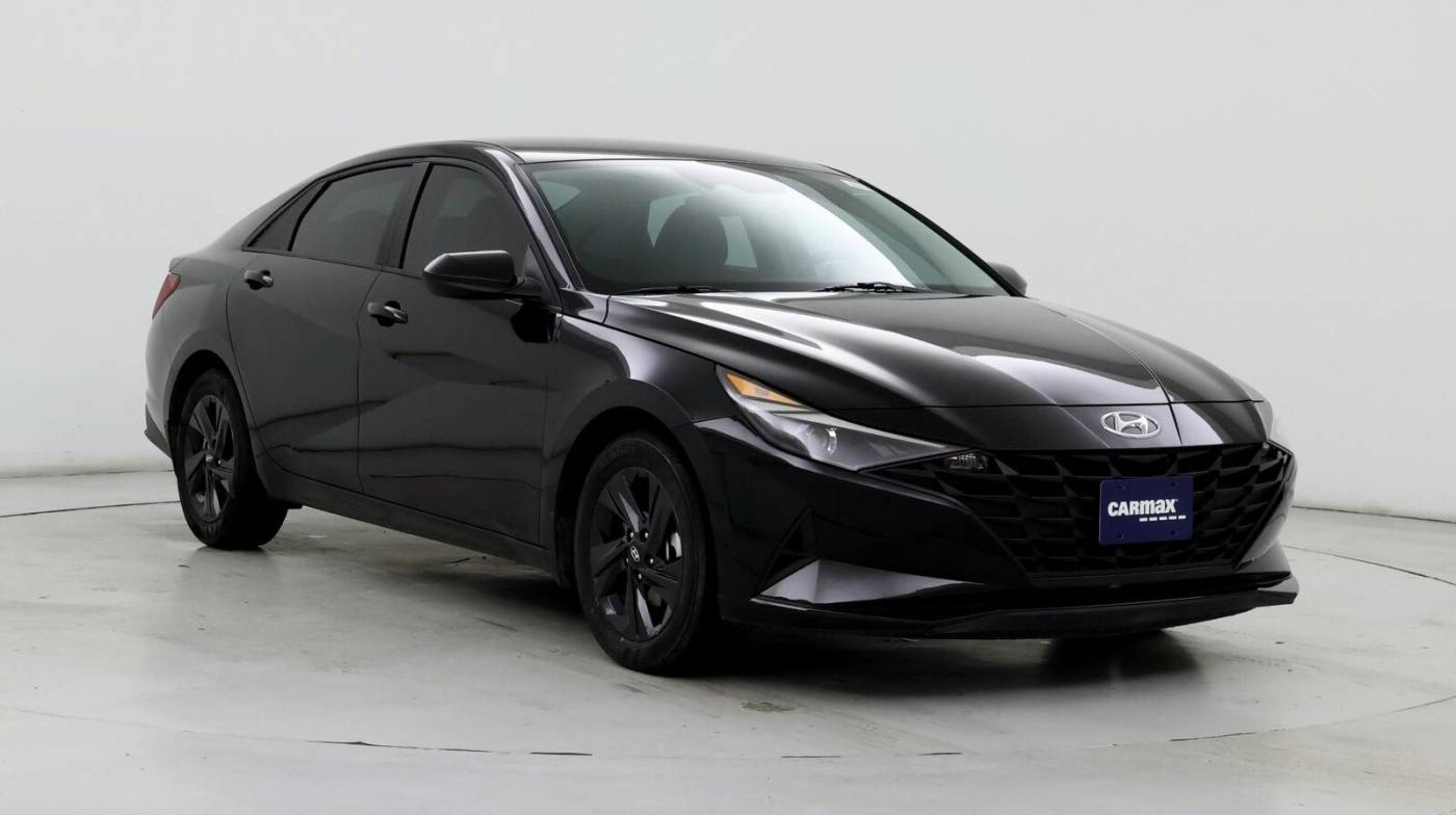 2022 Hyundai Elantra Hybrid Blue — Sedan — 23,377 mi — Plano, TX