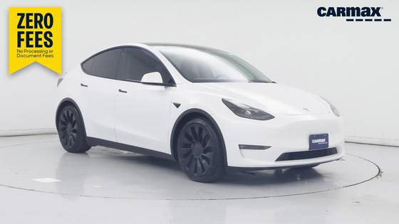 Used Tesla Model Y Performance Electric Cars Under $35,000 for Sale in ...