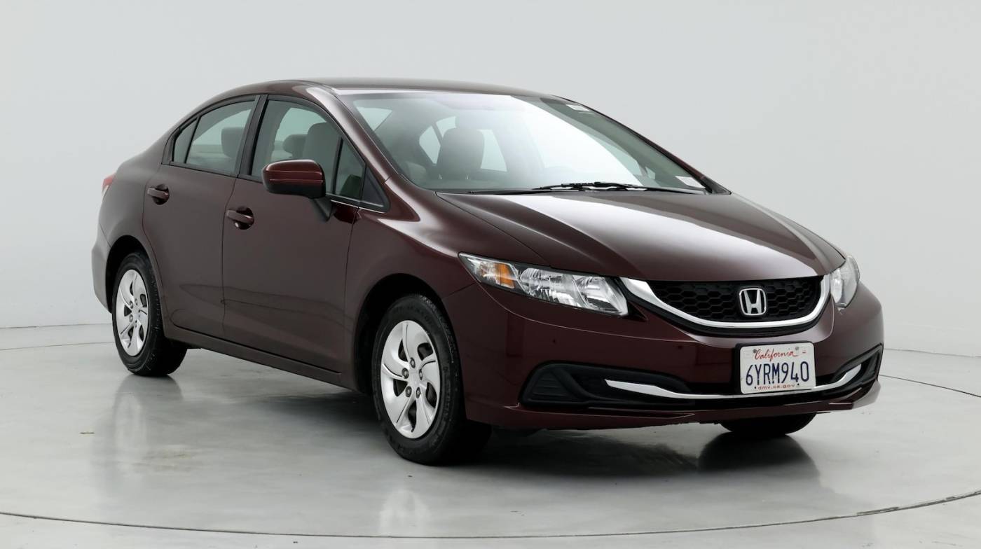 2014 Honda Civic LX — Sedan — 76,538 mi — Roseville, CA