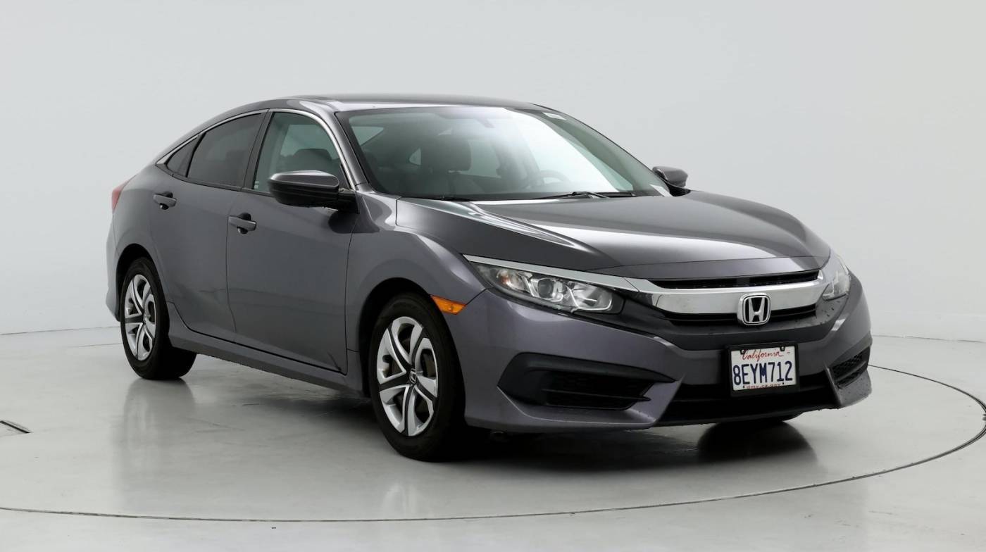 2018 Honda Civic LX — Sedan — 74,629 mi — Roseville, CA