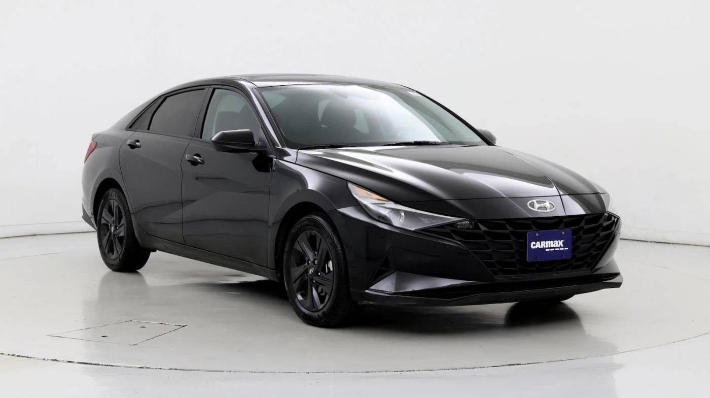 2023 Hyundai Elantra Hybrid Blue — Sedan — 14,248 mi — Houston, TX