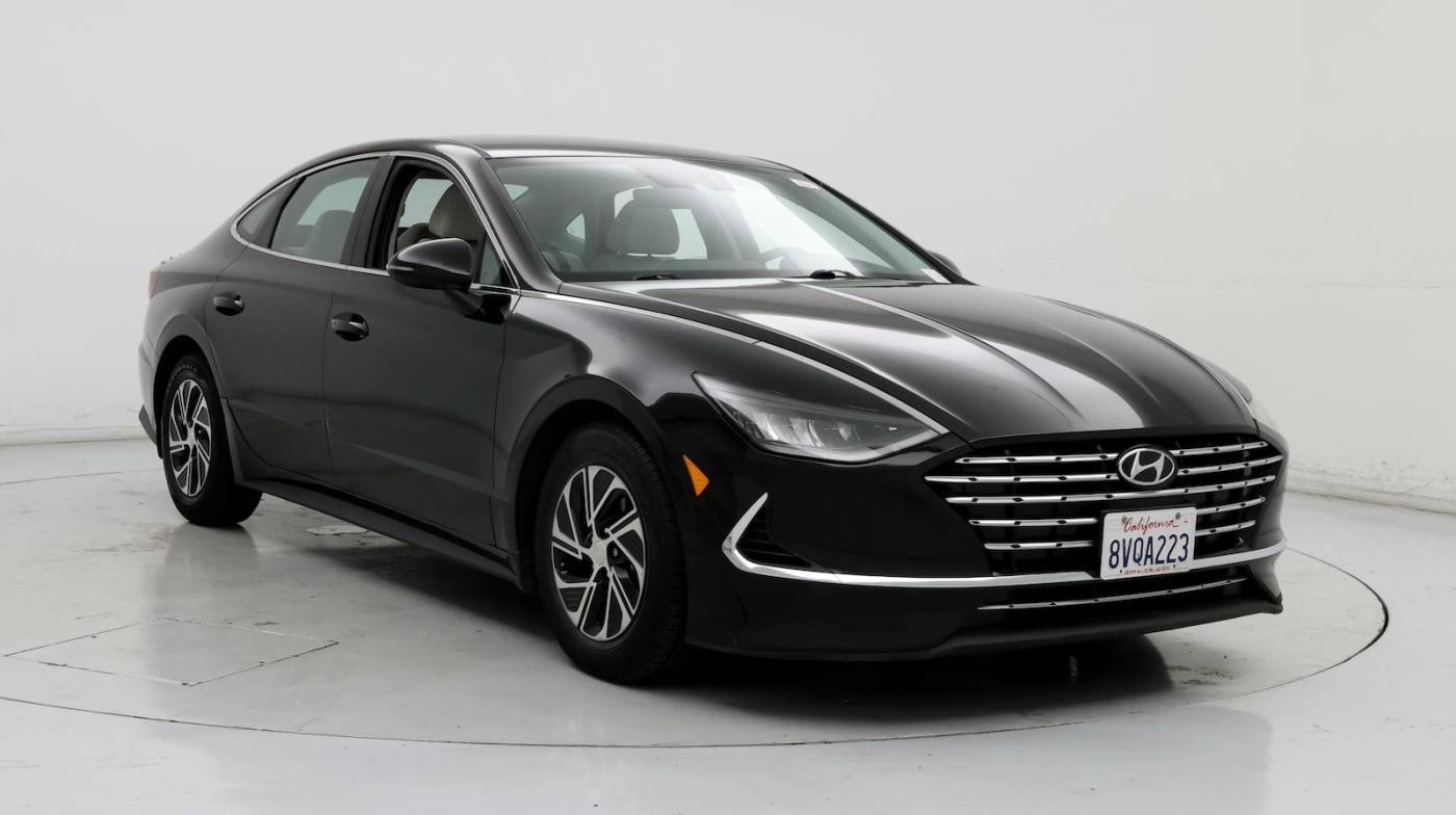 2021 Hyundai Sonata Hybrid Blue — Sedan — 25,500 mi — Torrance, CA