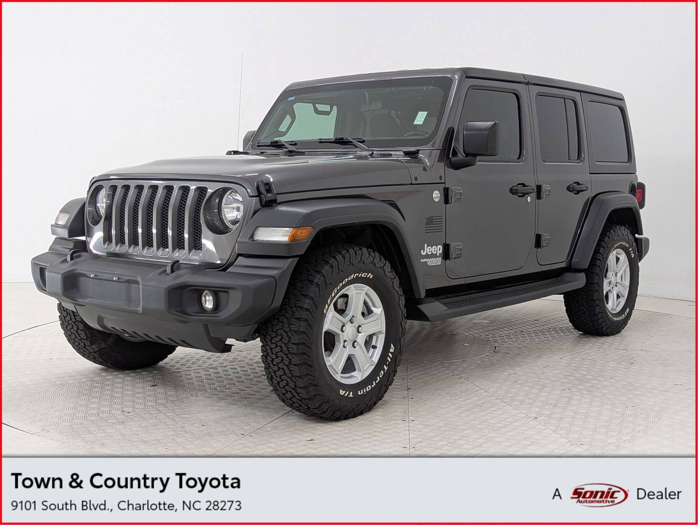 2018 Jeep Wrangler Sport S — SUV — 55,163 mi — Charlotte, NC
