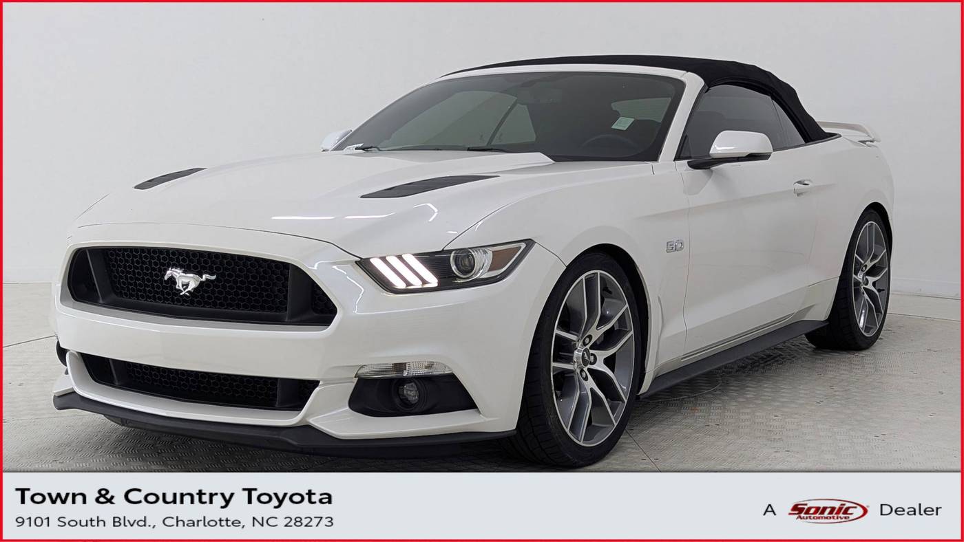 2017 Ford Mustang GT Premium — Convertible — 55,679 mi — Charlotte, NC