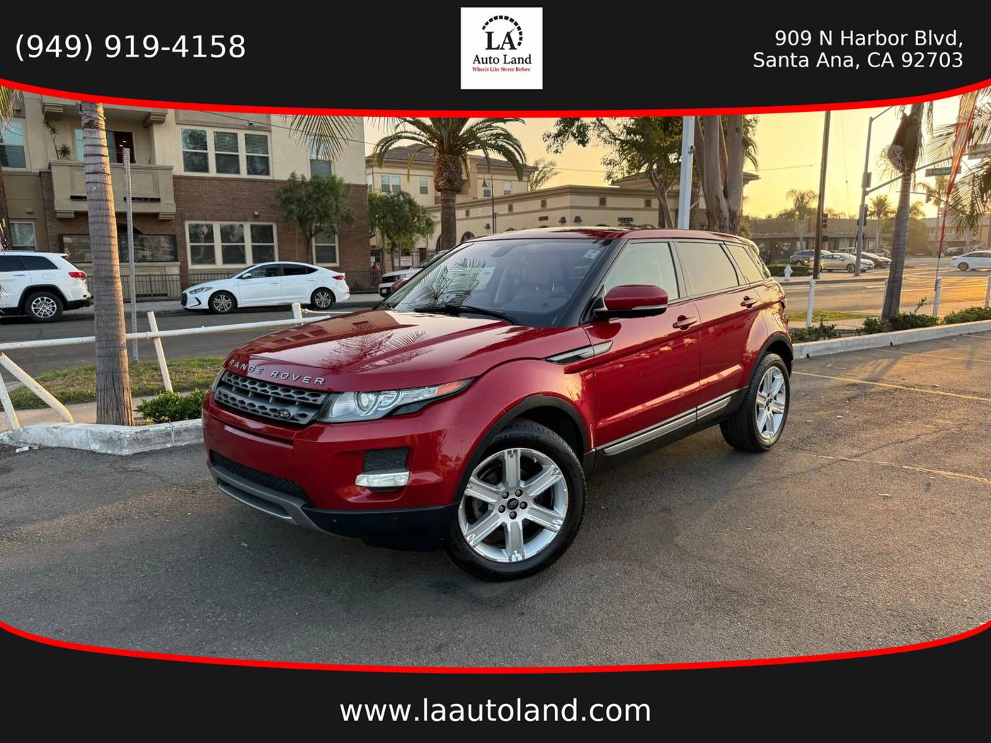 2013 Land Rover Range Rover Evoque Pure Premium — SUV — 90,800 mi — Santa Ana, CA