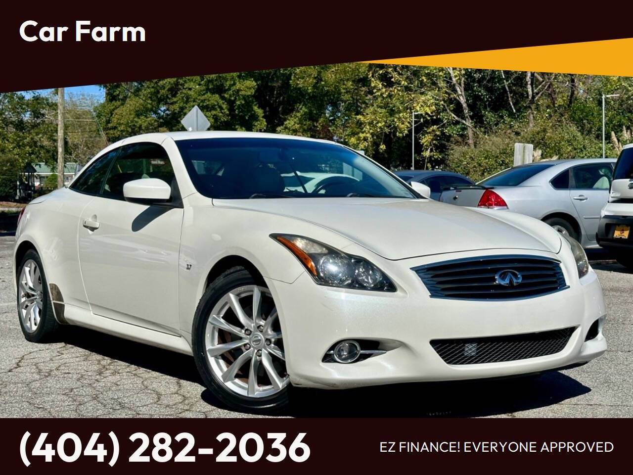 2015 INFINITI Q60 Standard — Convertible — 78,905 mi — Mcdonough, GA