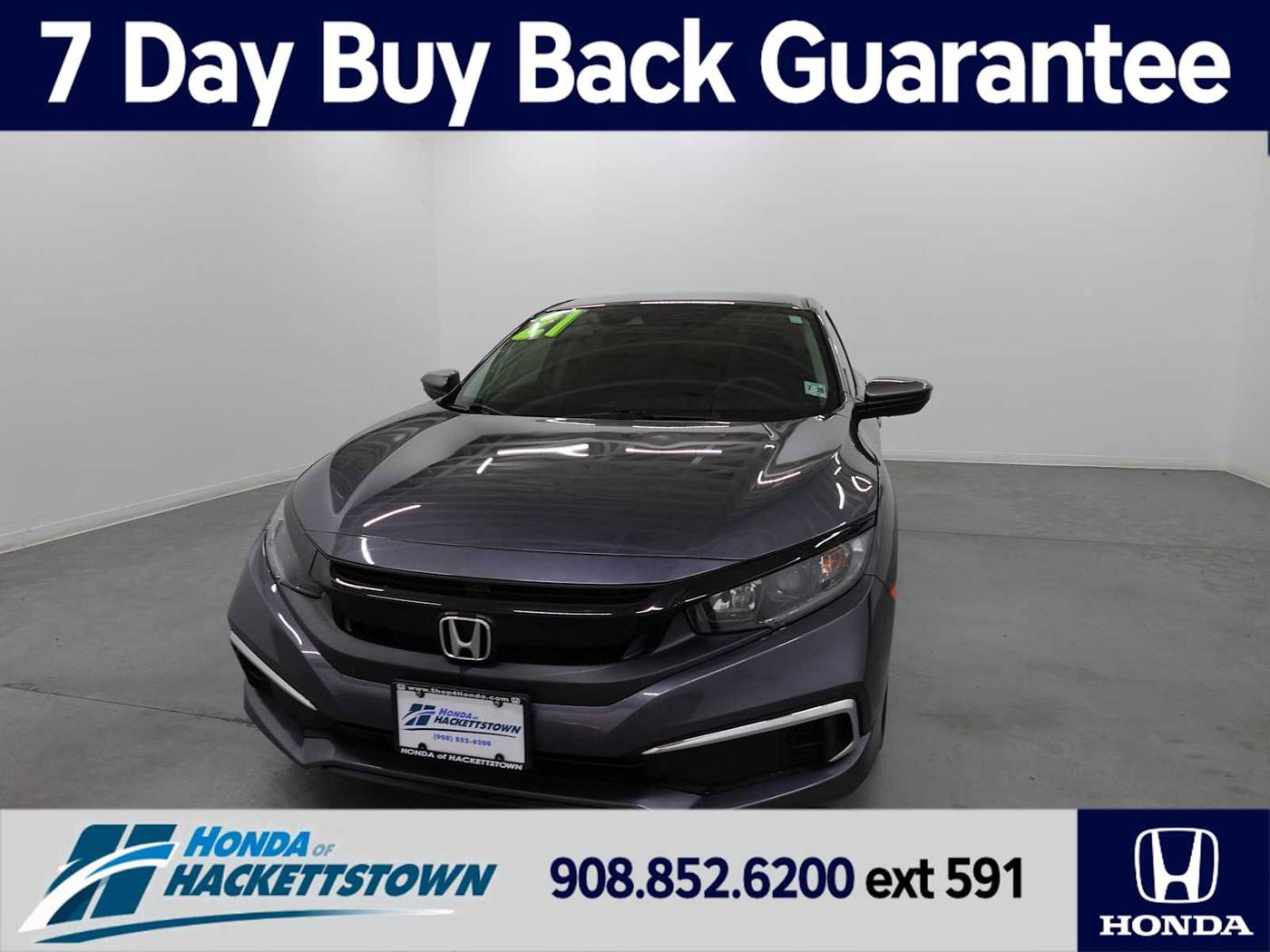 2021 Honda Civic LX — Sedan — 74,537 mi — Hackettstown, NJ