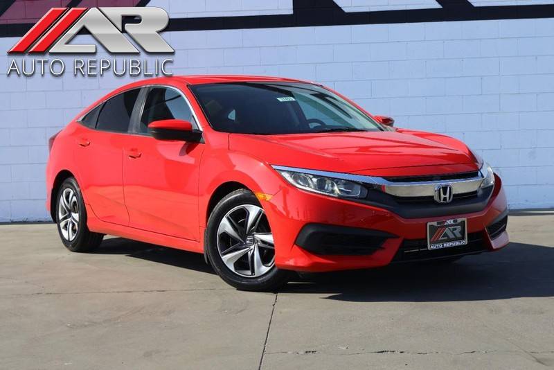 2016 Honda Civic LX — Sedan — 123,586 mi — Fullerton, CA