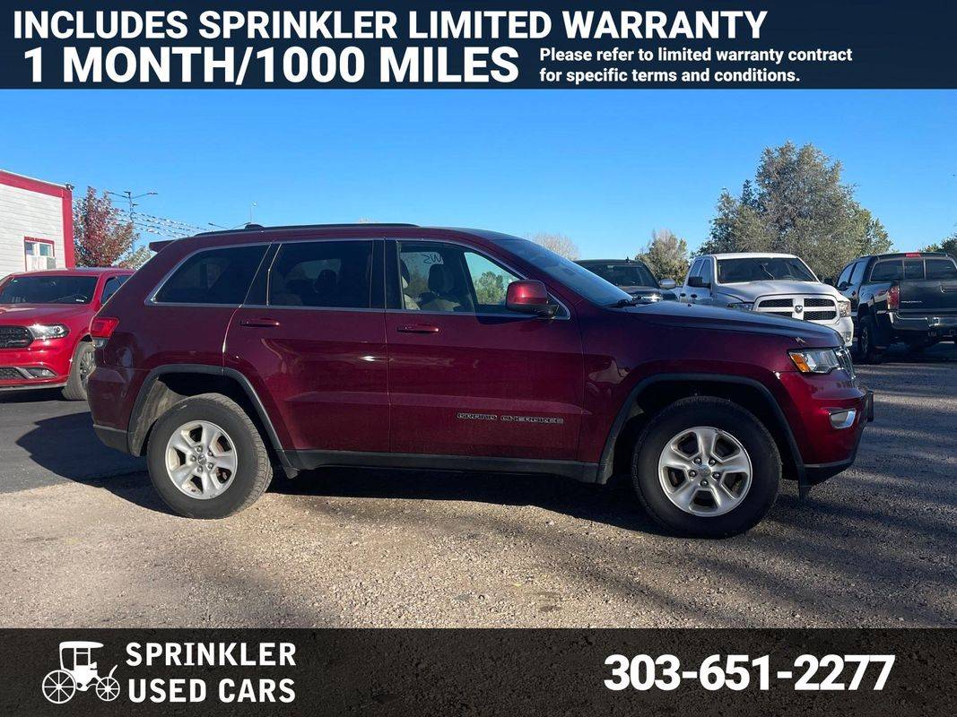 2017 Jeep Grand Cherokee Laredo — SUV — 98,456 mi — Longmont, CO
