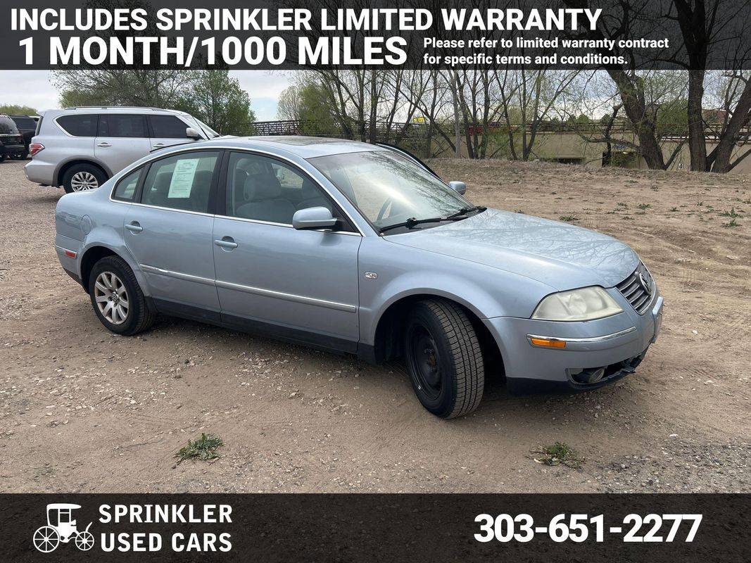 2003 Volkswagen Passat GLS — Sedan — 84,156 mi — Longmont, CO