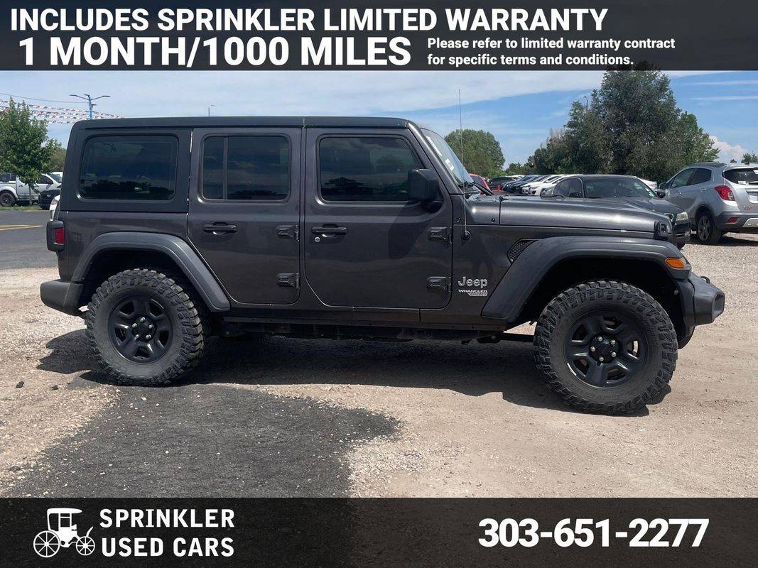 2018 Jeep Wrangler Sport — SUV — 105,737 mi — Longmont, CO
