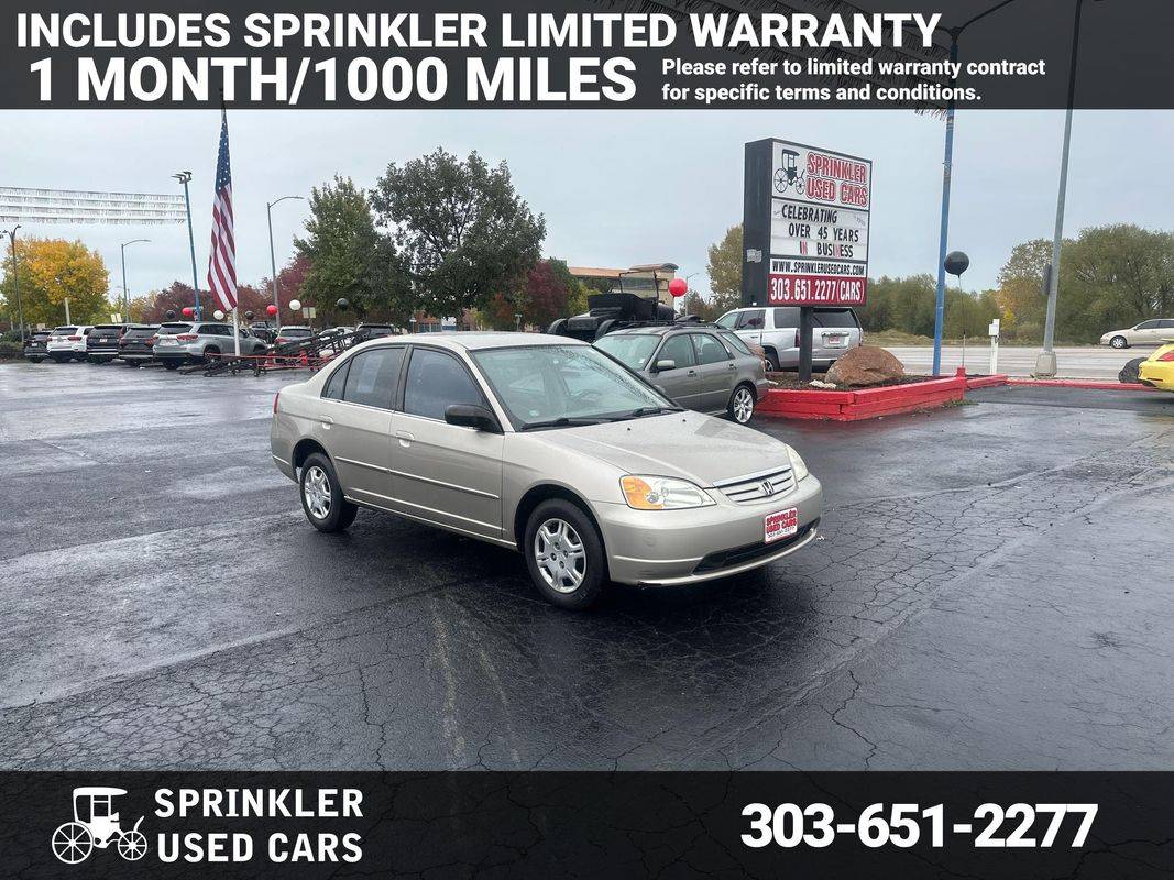 2002 Honda Civic LX — Sedan — 200,131 mi — Longmont, CO