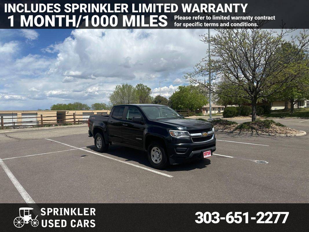 2018 Chevrolet Colorado WT — Pickup Truck — 103,278 mi — Longmont, CO