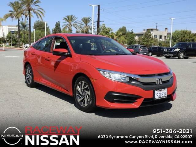 2016 Honda Civic EX — Sedan — 68,315 mi — Riverside, CA