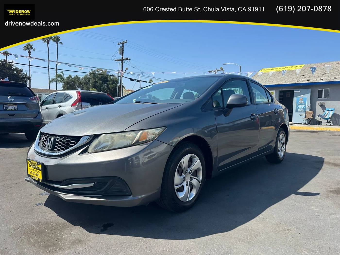 2013 Honda Civic LX — Sedan — 94,553 mi — Chula Vista, CA