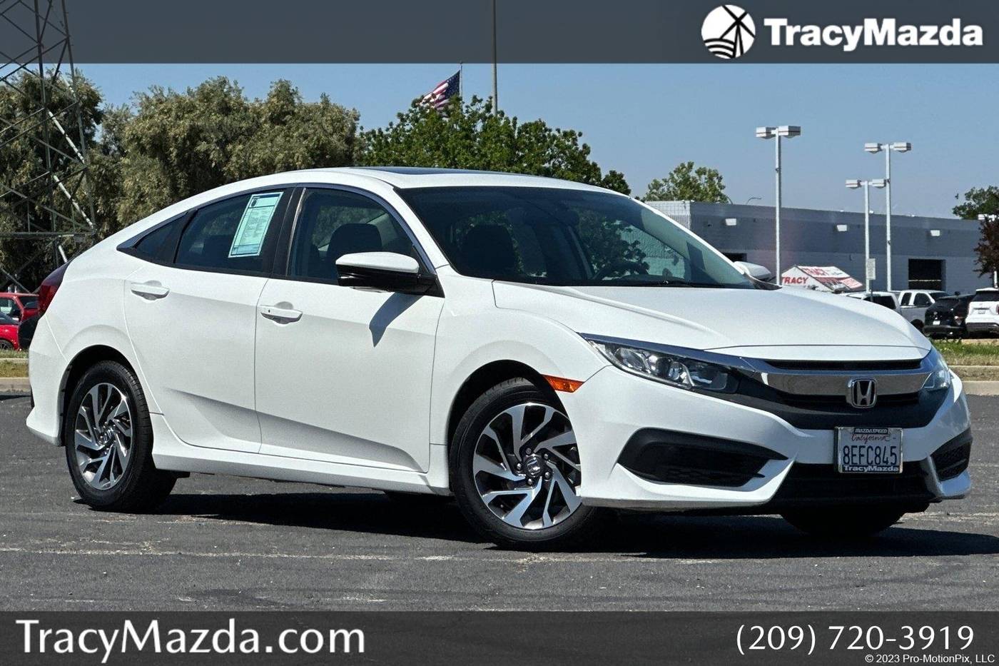 2018 Honda Civic EX — Sedan — 74,148 mi — Tracy, CA