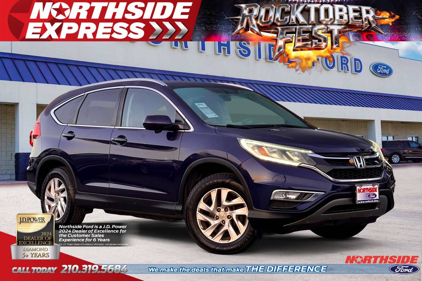 2015 Honda CR-V EX-L — SUV — 88,063 mi — San Antonio, TX
