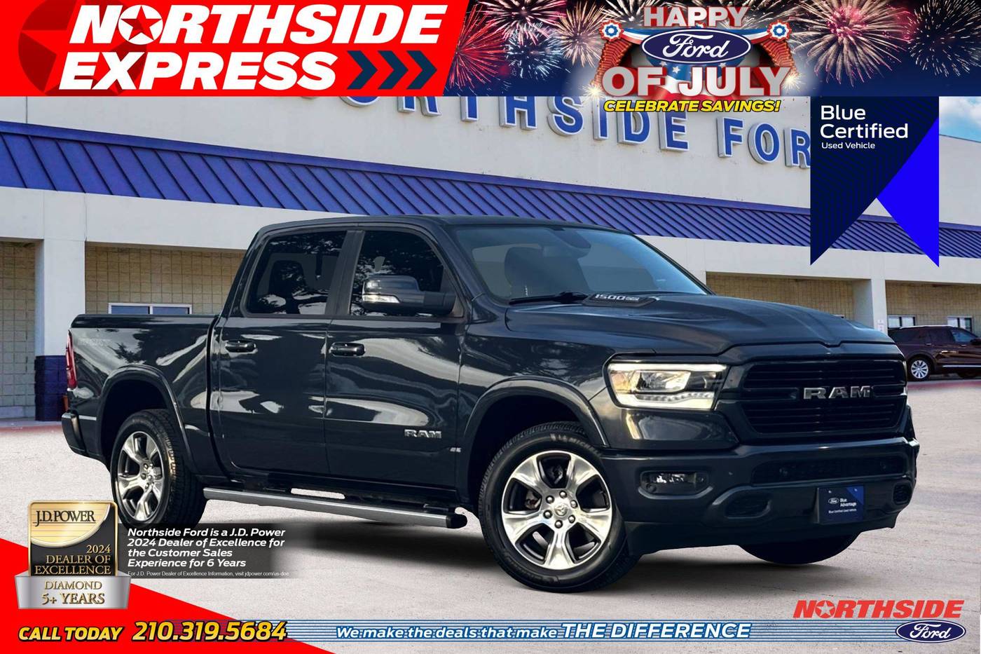 2020 Ram 1500 Laramie — Pickup Truck — 38,872 mi — San Antonio, TX