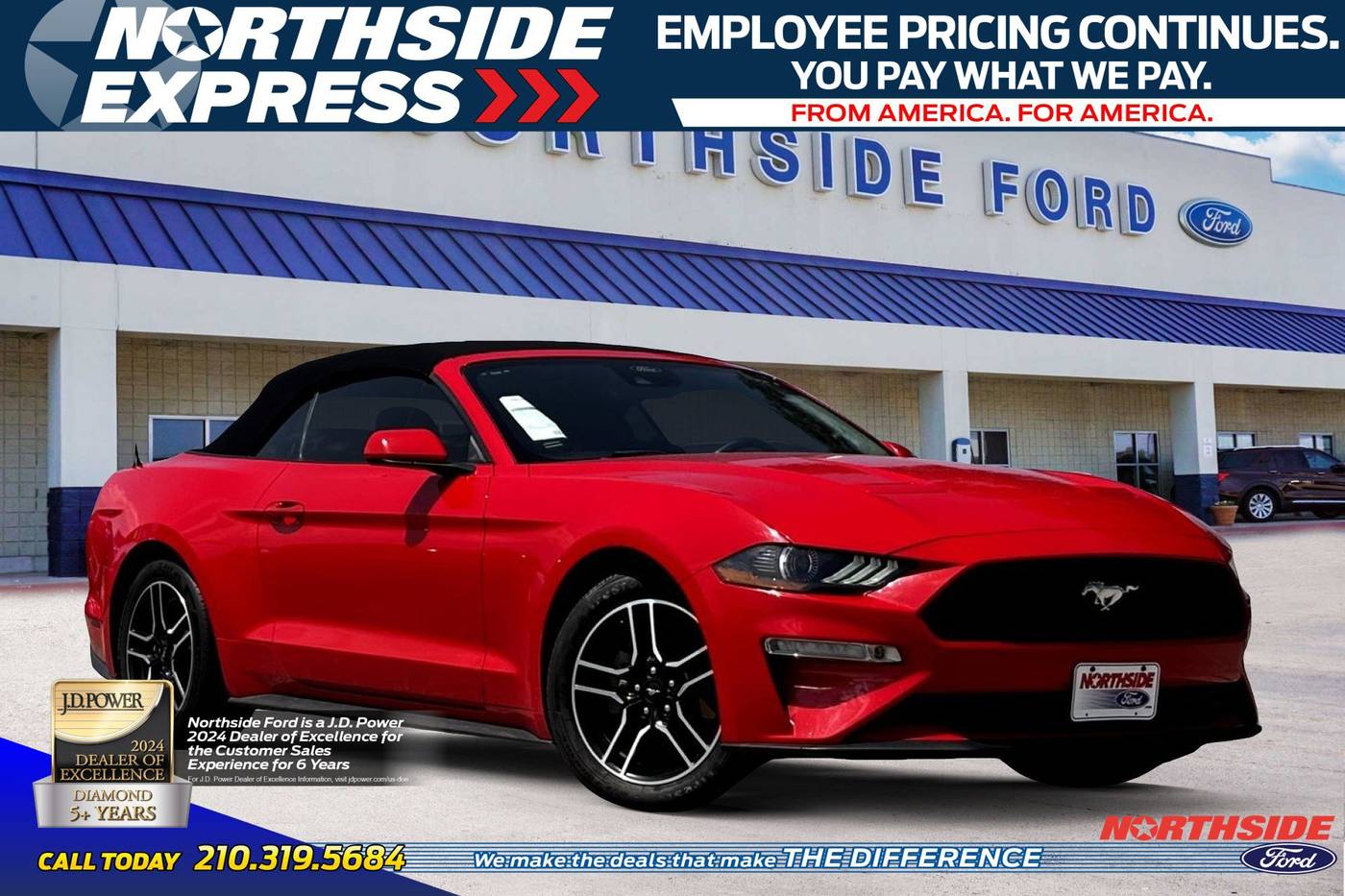 2021 Ford Mustang EcoBoost Premium — Convertible — 93,657 mi — San Antonio, TX