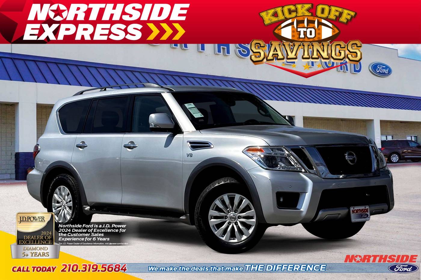 2017 Nissan Armada SV — SUV — 109,624 mi — San Antonio, TX