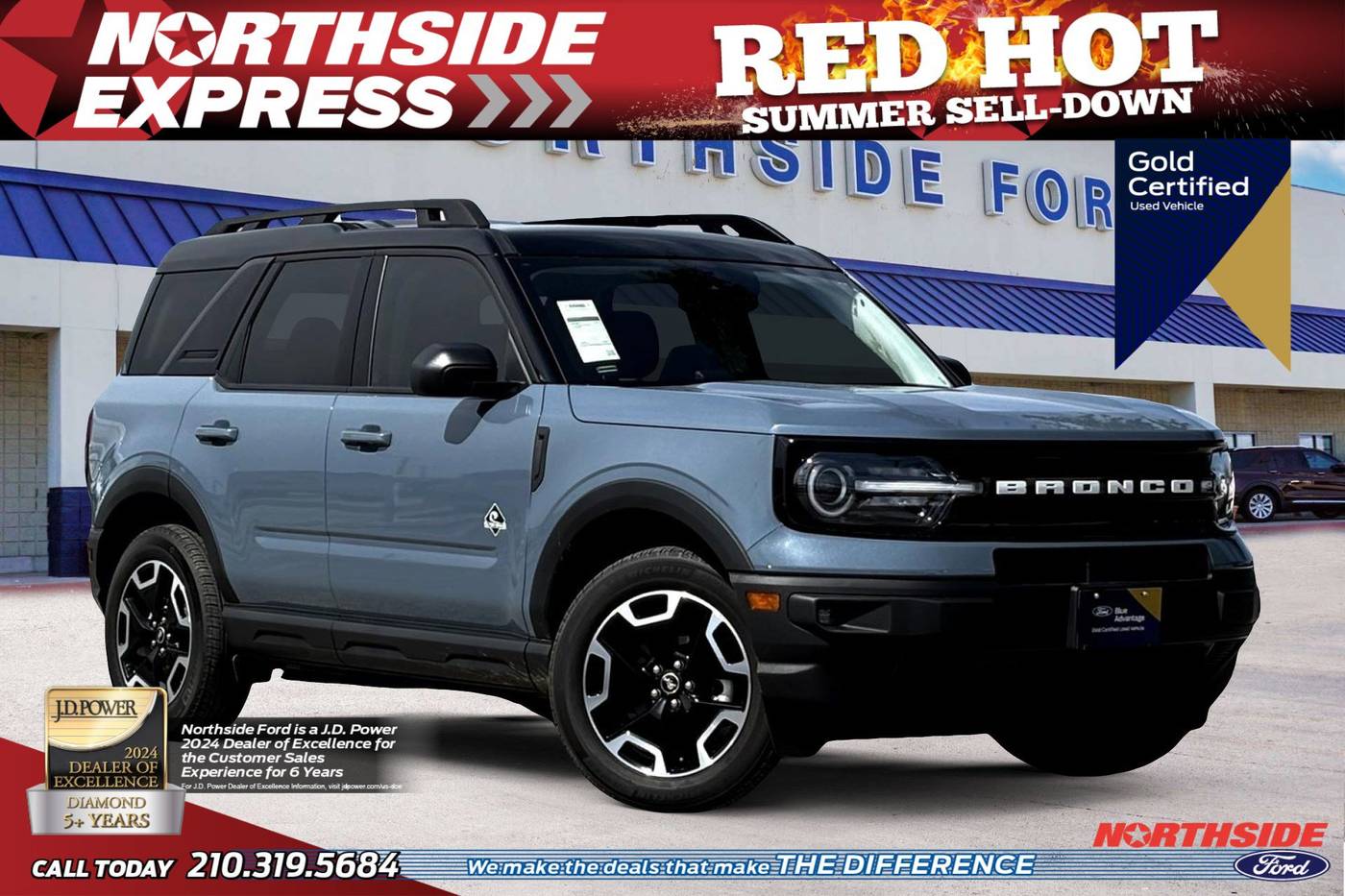 2024 Ford Bronco Sport Outer Banks — SUV — 6,215 mi — San Antonio, TX