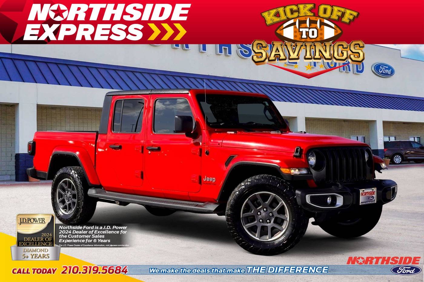 2021 Jeep Gladiator Overland — Pickup Truck — 59,526 mi — San Antonio, TX