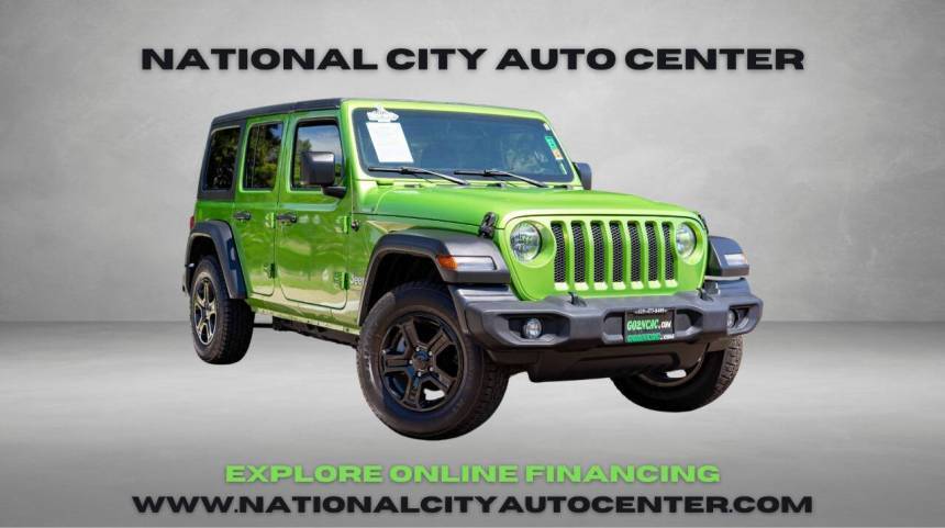 2020 Jeep Wrangler Sport S — SUV — 72,127 mi — National City, CA