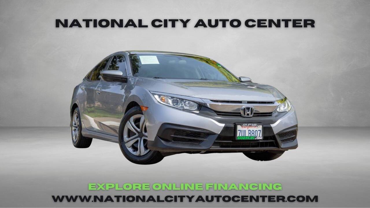 2016 Honda Civic LX — Sedan — 77,348 mi — National City, CA