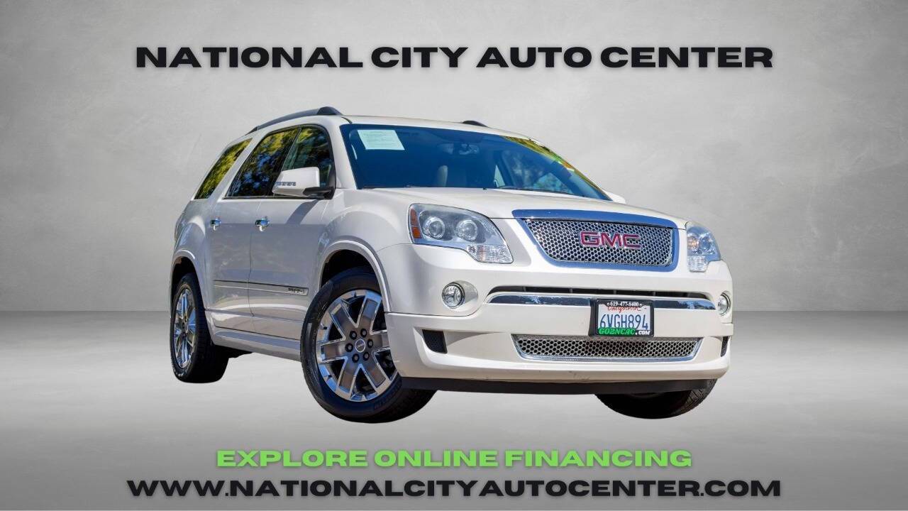2012 GMC Acadia Denali — SUV — 86,137 mi — National City, CA