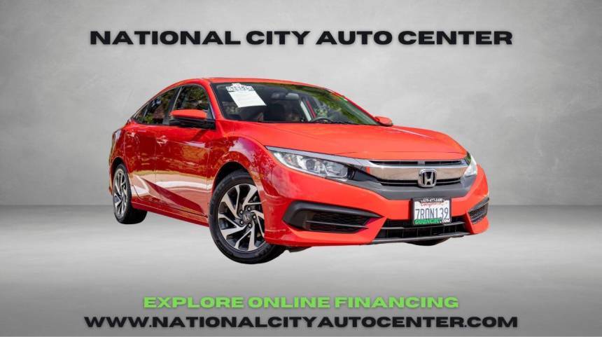2016 Honda Civic EX — Sedan — 46,594 mi — National City, CA