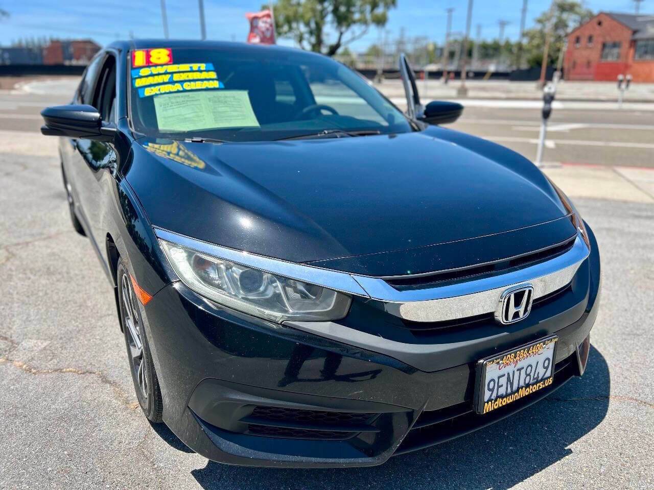 2018 Honda Civic EX — Sedan — 107,209 mi — San Jose, CA