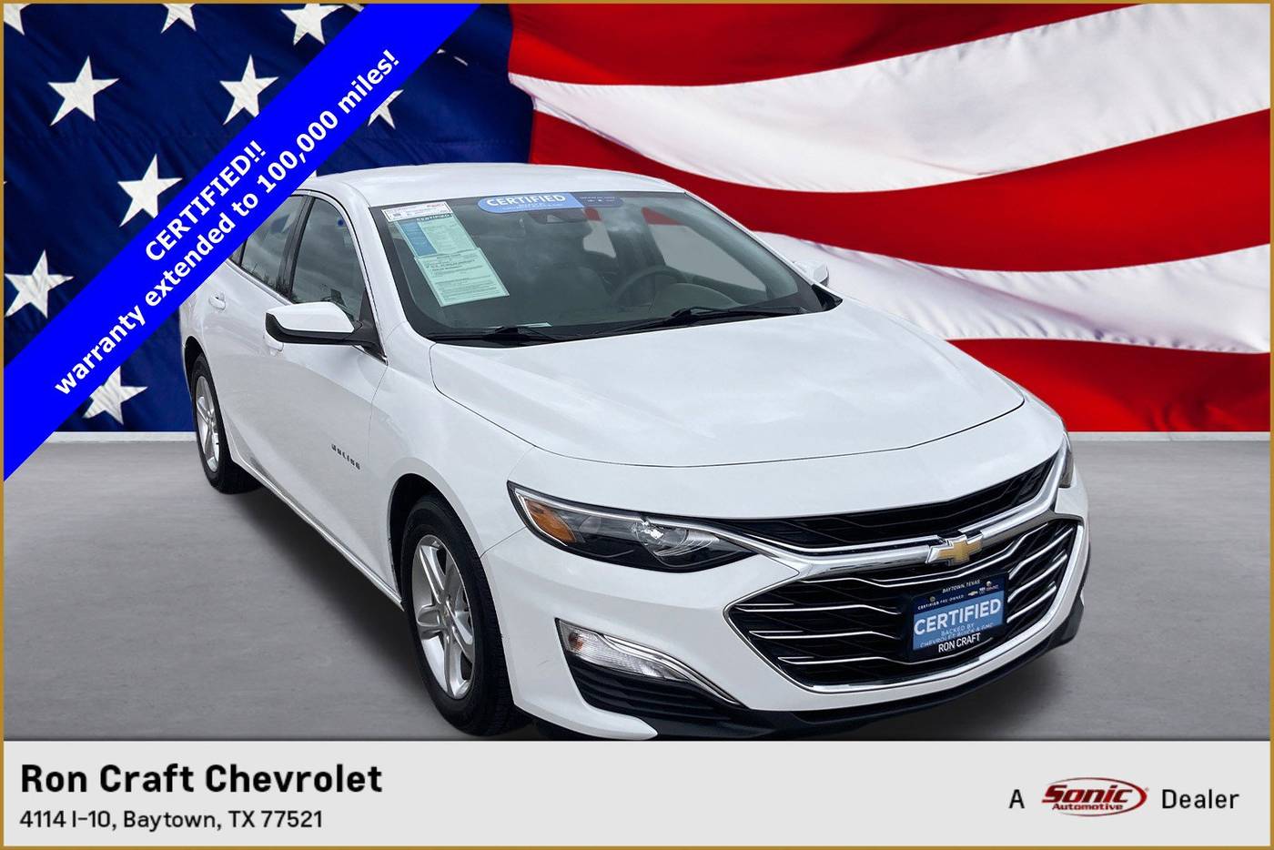 2022 Chevrolet Malibu LS — Sedan — 39,216 mi — Baytown, TX