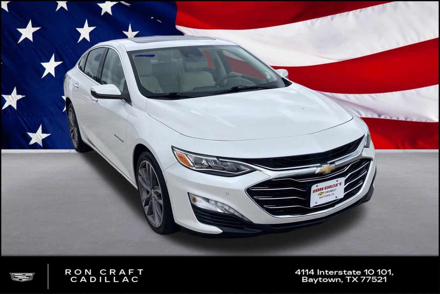 2019 Chevrolet Malibu Premier — Sedan — 51,488 mi — Baytown, TX