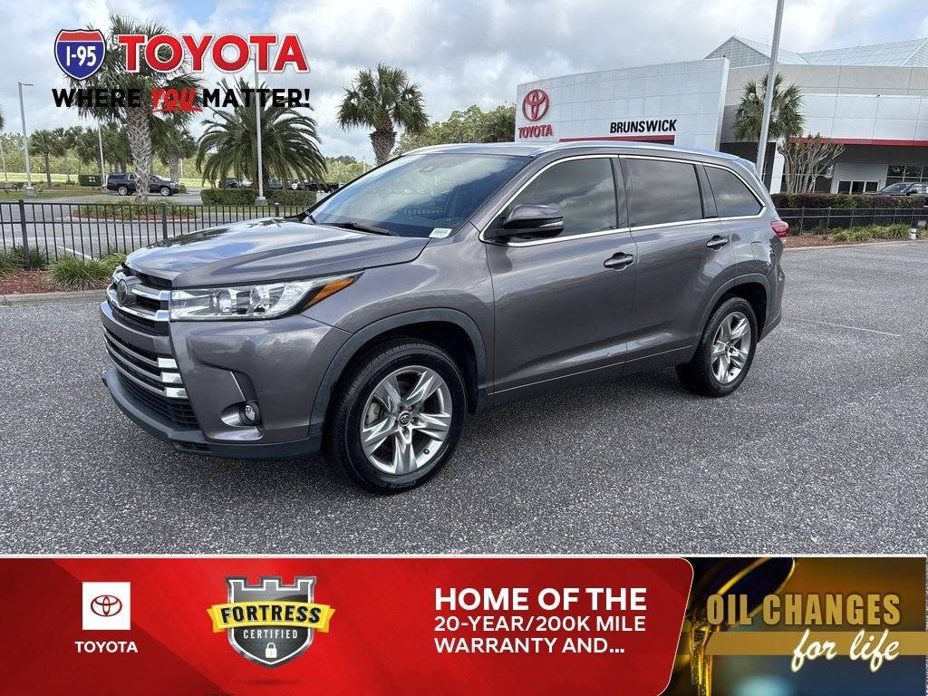 2019 Toyota Highlander Limited — SUV — 80,755 mi — Brunswick, GA