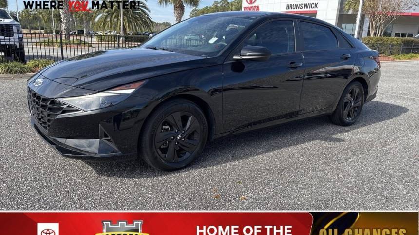2023 Hyundai Elantra Hybrid Blue — Sedan — 28,582 mi — Brunswick, GA
