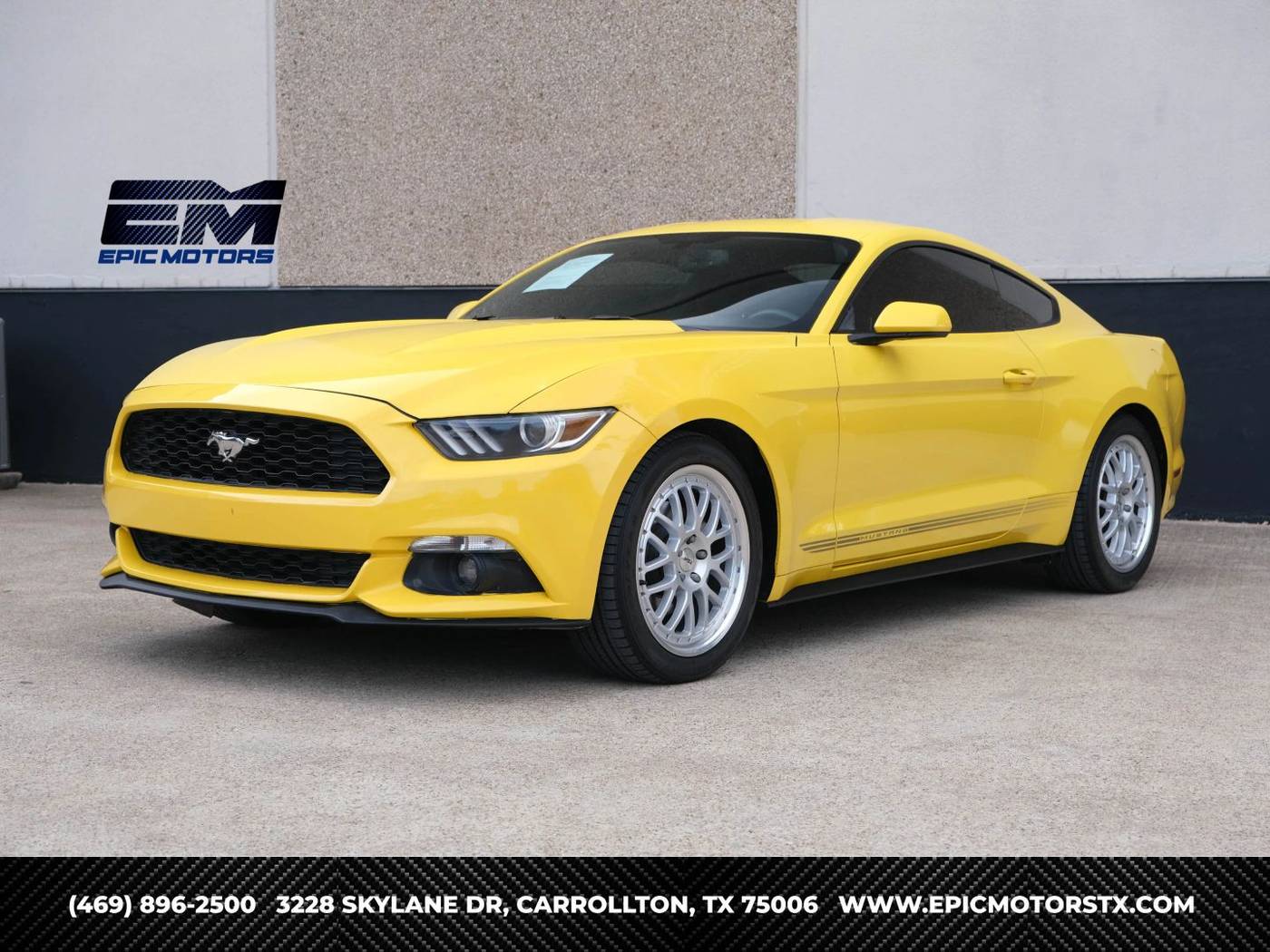 2015 Ford Mustang EcoBoost — Coupe — 85,381 mi — Carrolton, TX