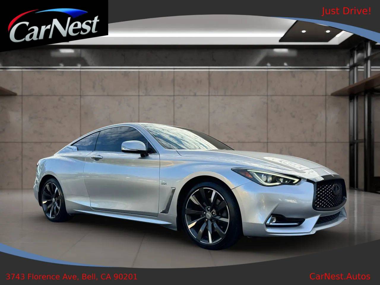 2017 INFINITI Q60 3.0t Premium — Coupe — 98,612 mi — Bell, CA